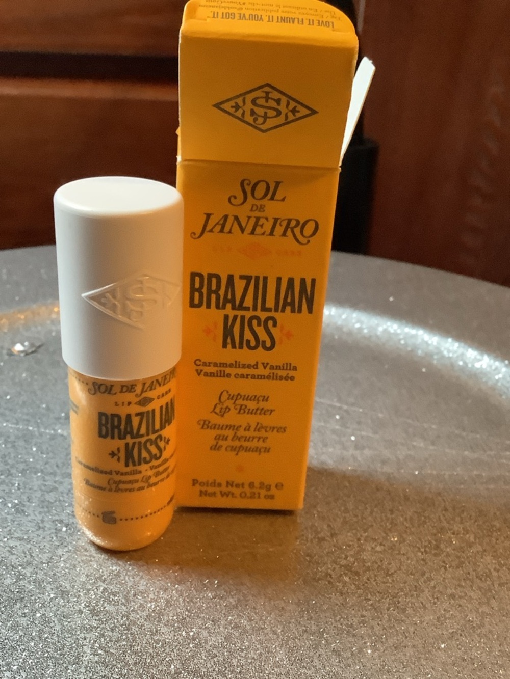 Sol de Janeiro Brazilian Kiss Cupuaçu Lip Butter - Caramelized Vanilla (Yellow)